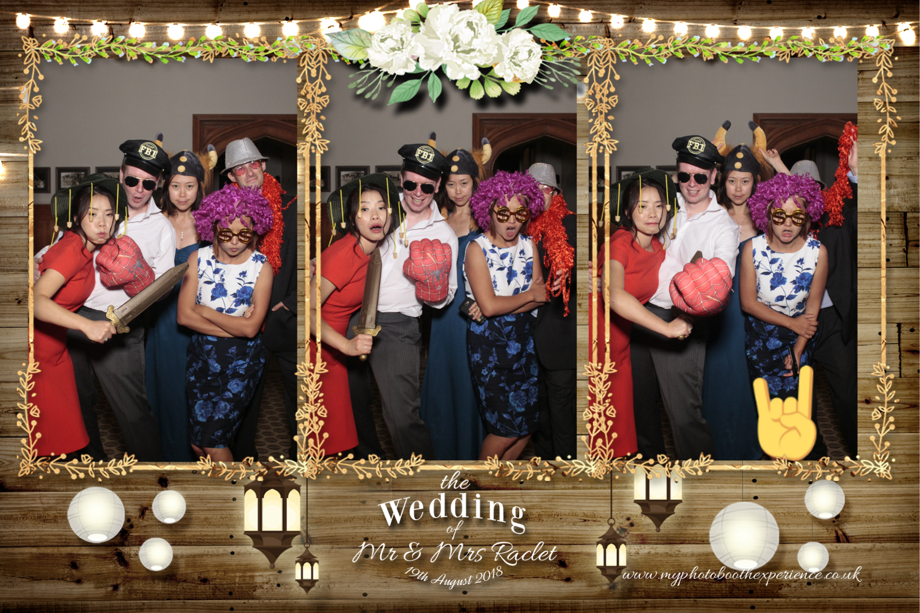 Mr & Mrs Raclet | View more photos from the event at gallery.myphotoboothexperience.co.uk/u/MyPhotoBoothExperienceLtd/Mr-Mrs-Raclet